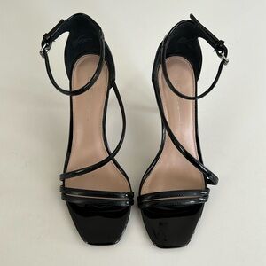 BCBGeneration Black Isabel Stiletto Strappy Heels | Size 6.5